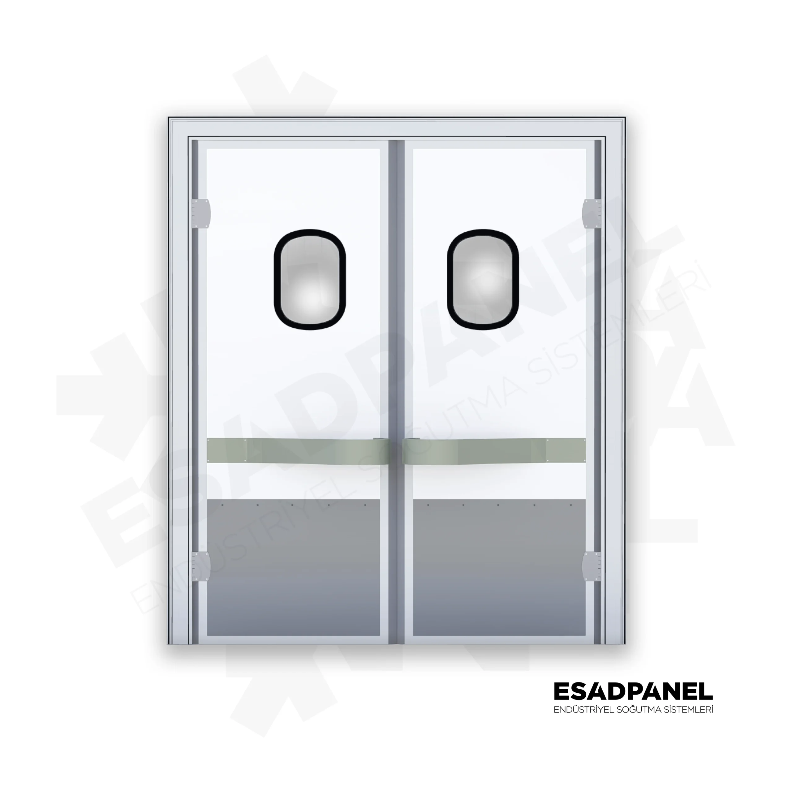 Double Wing Bar Door 11 Cold Room Bar Door, Cold Storage Flip-Flap Door, Cold Room Door, Cold Storage Door, Cowboy Door