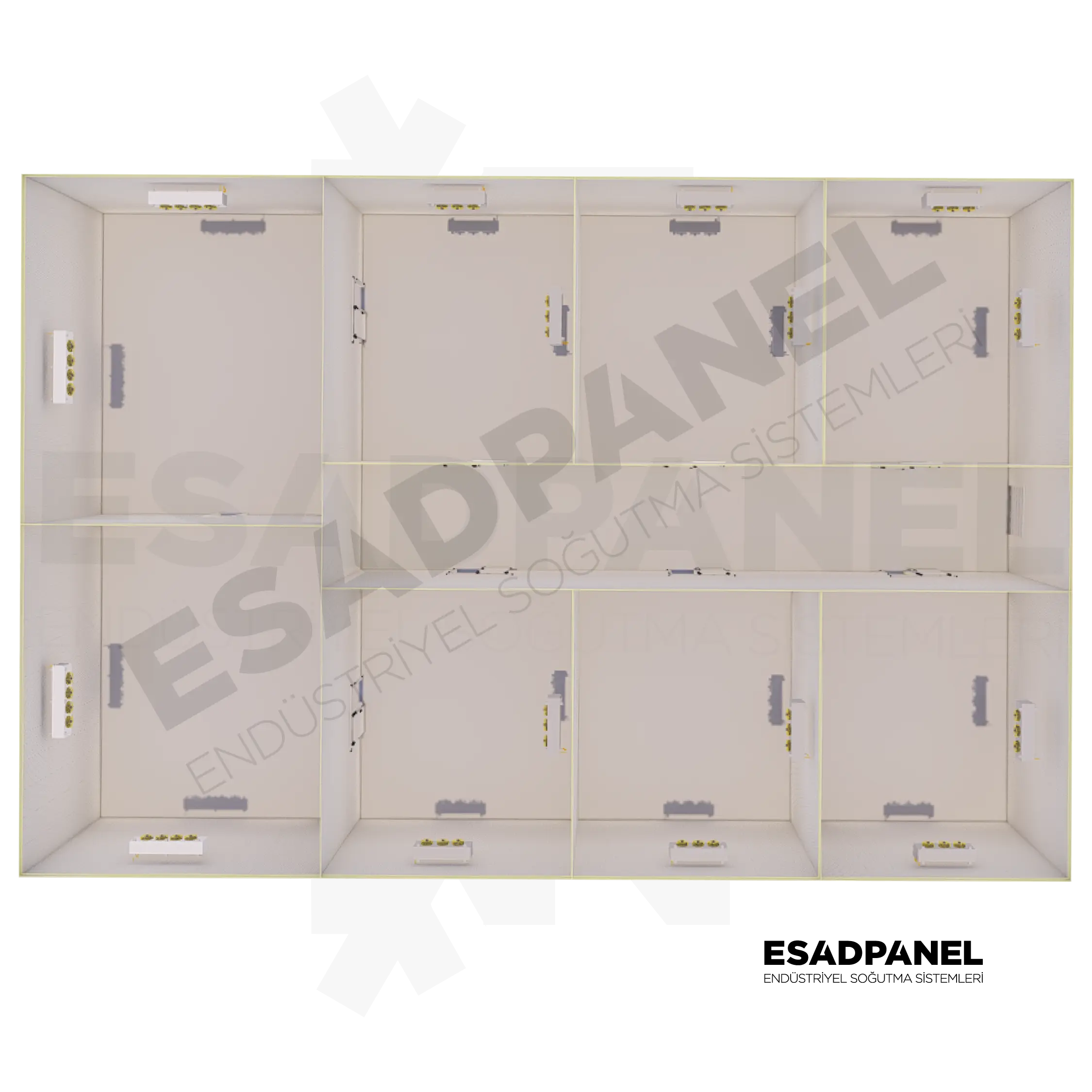 Senegal Cold Storage Fish Seafood. Freezer Frozen Fish Chambre Froide Warehouse3