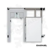 Rail Passage Cold Room Door