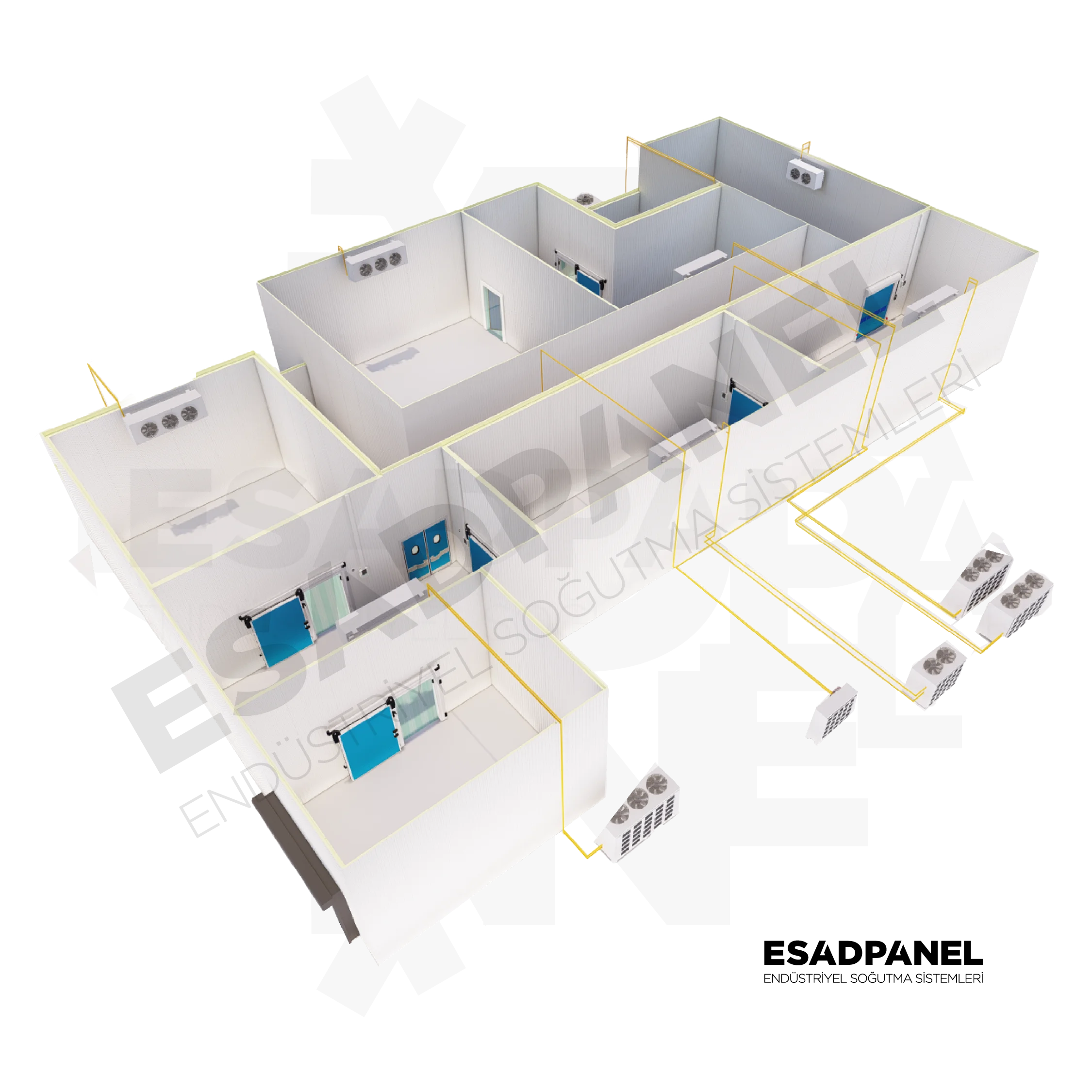 Saudi Arabia Cold Storage Cold Room Freezer Meat Process Plant Slaughterhouse Meat Freezerpng