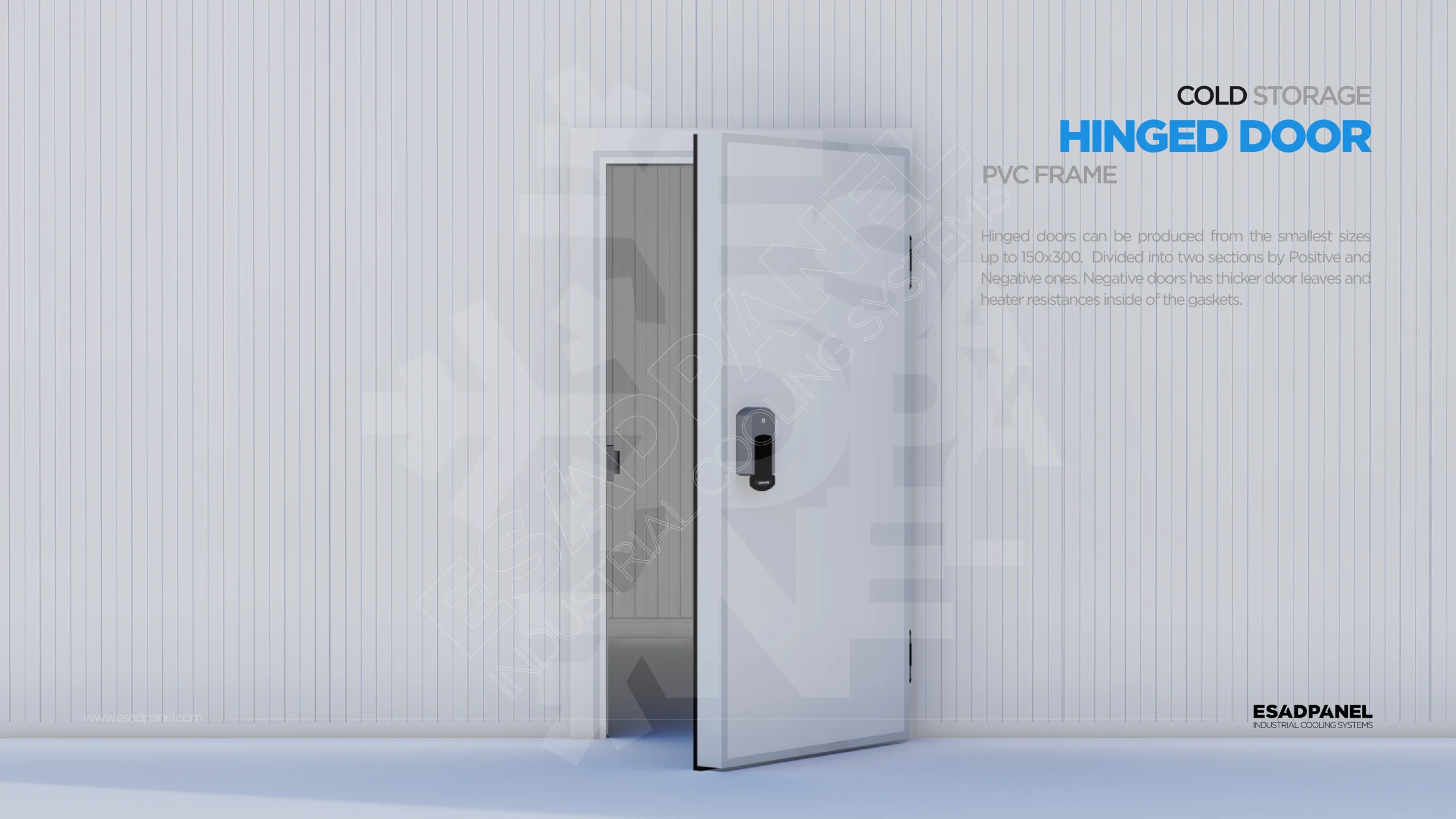 Hinged Door 25 Cold Room Door, Cold Storage Door, Freezer Door, Insulated Door, Isolated Door, Frigo Door, Refrigeration Door