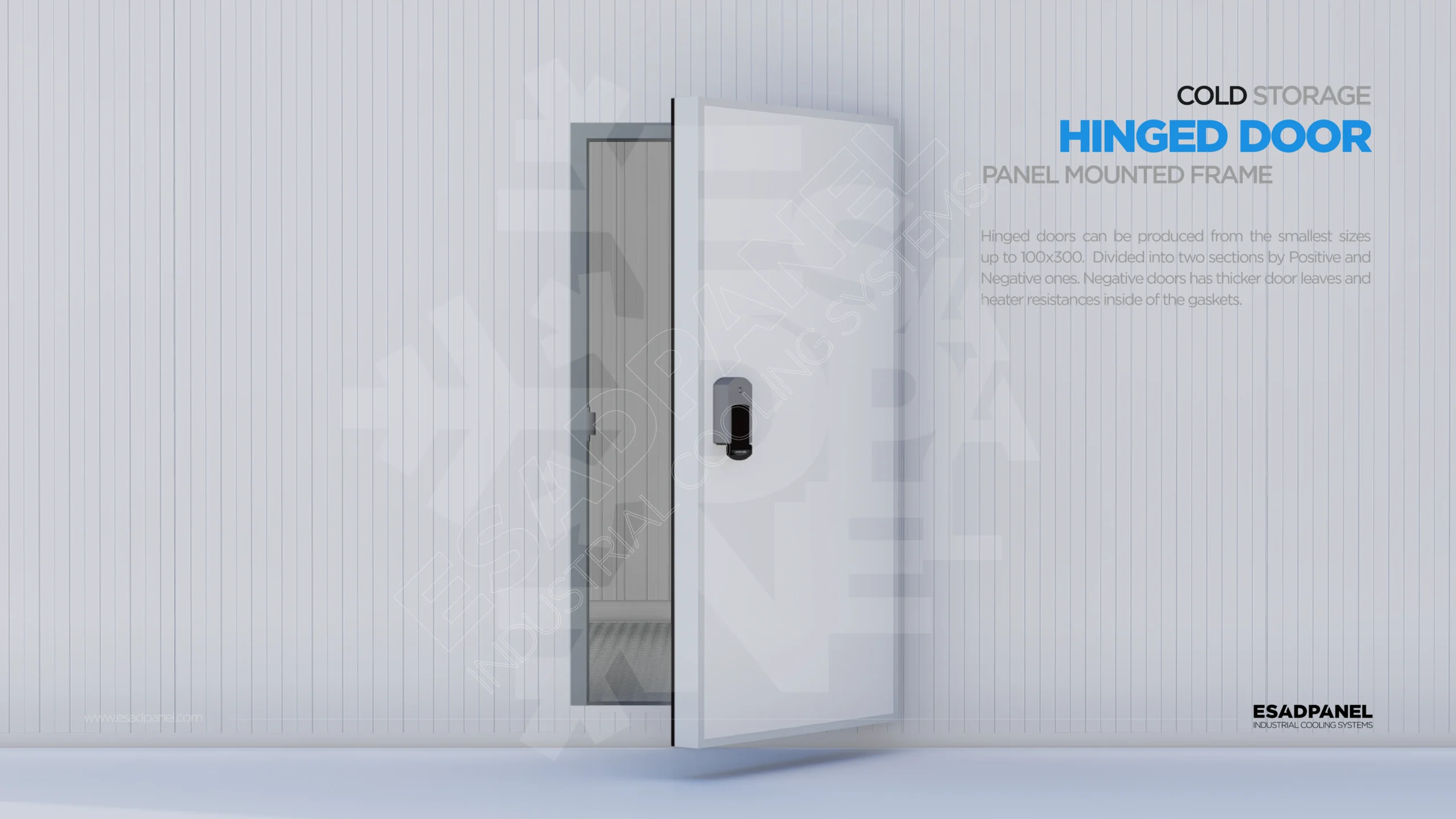 Panel Mounted Hinged Door 20 Cold Room Door, Cold Storage Door, Freezer Door, Insulated Door, Isolated Door, Frigo Door, Refrigeration Door