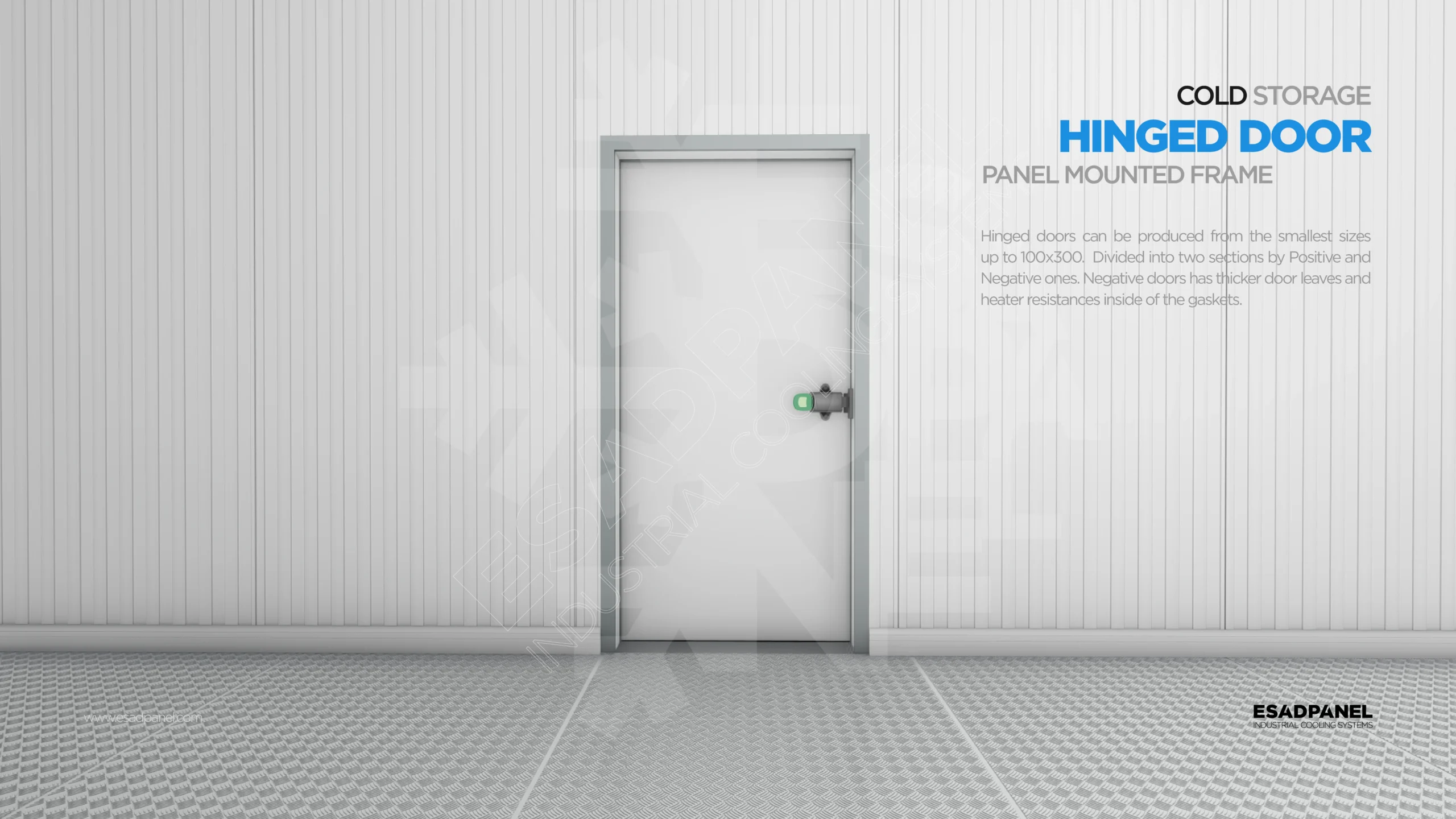Panel Mounted Hinged Door 21 Cold Room Door, Cold Storage Door, Freezer Door, Insulated Door, Isolated Door, Frigo Door, Refrigeration Door