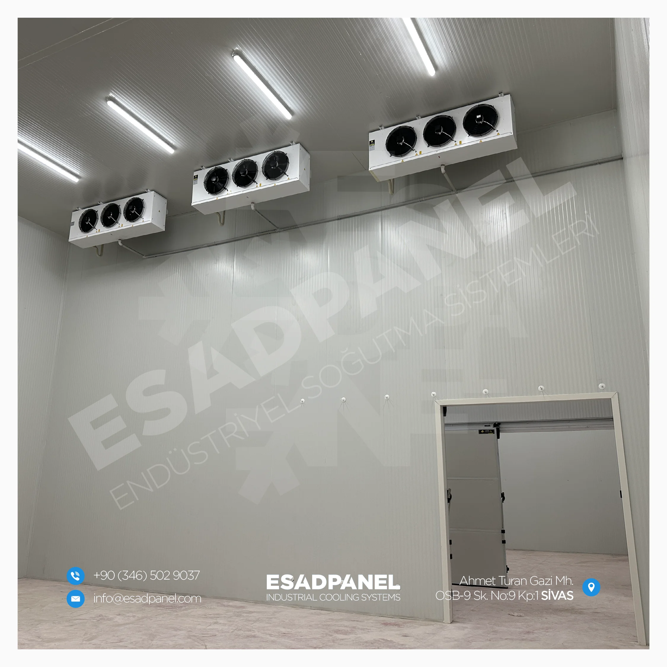 Esad Panel Mersin Proje Cold Storage Cold room 3