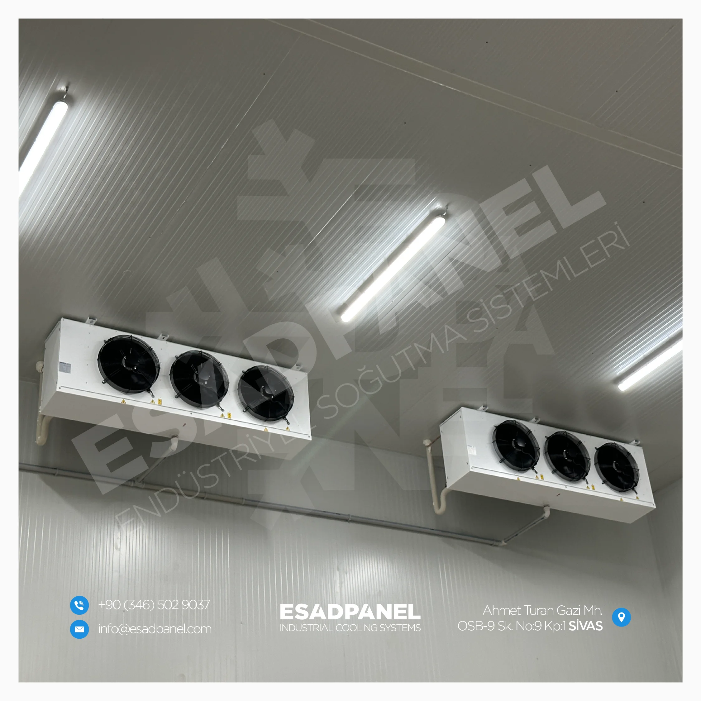 Esad Panel Mersin Proje Cold Storage Cold room