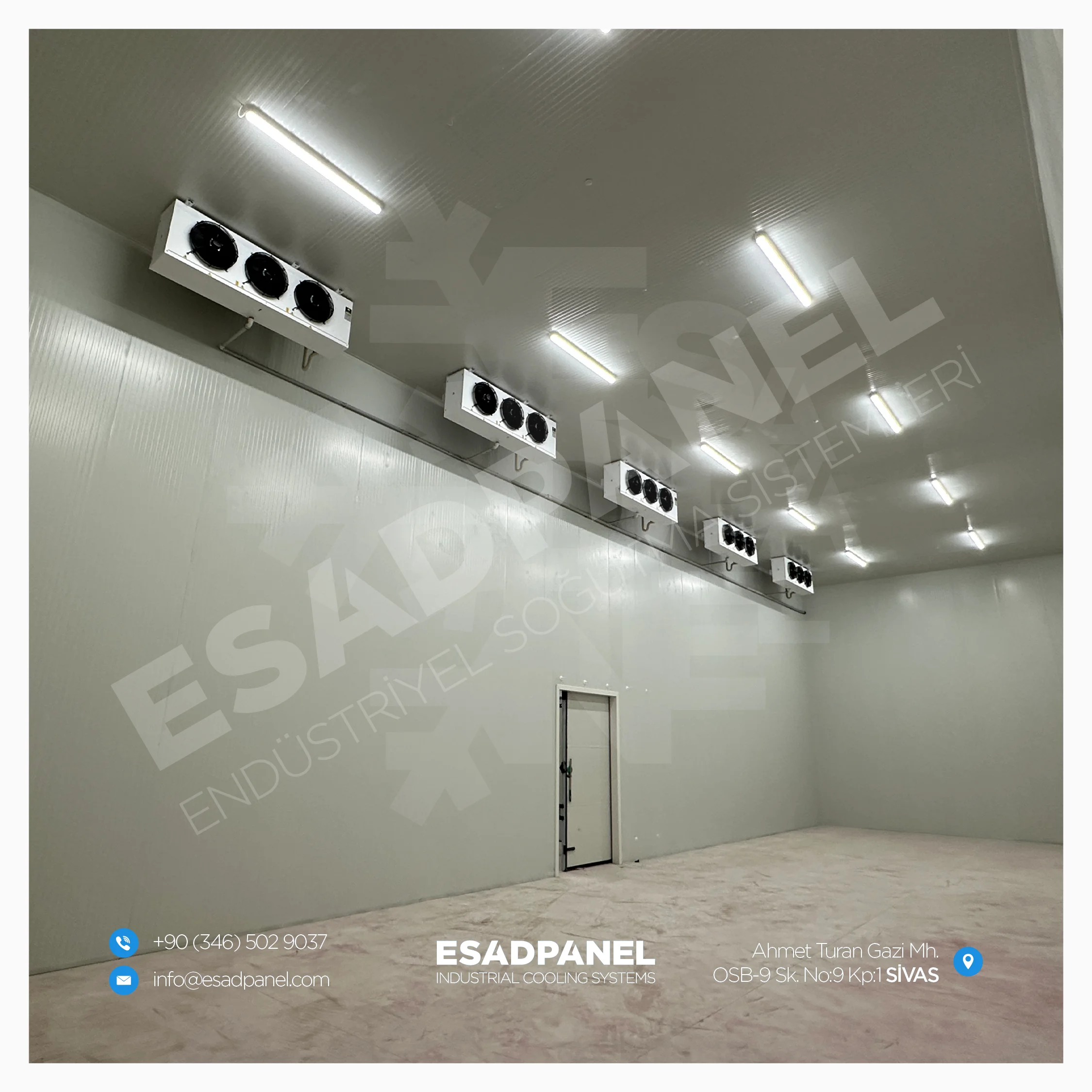 Esad Panel Mersin Proje Cold Storage Cold room10