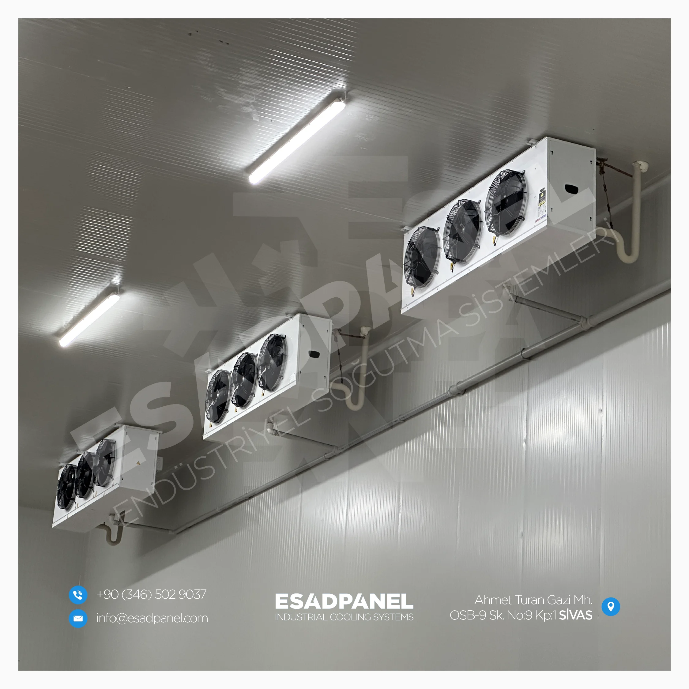 Esad Panel Mersin Proje Cold Storage Cold room2