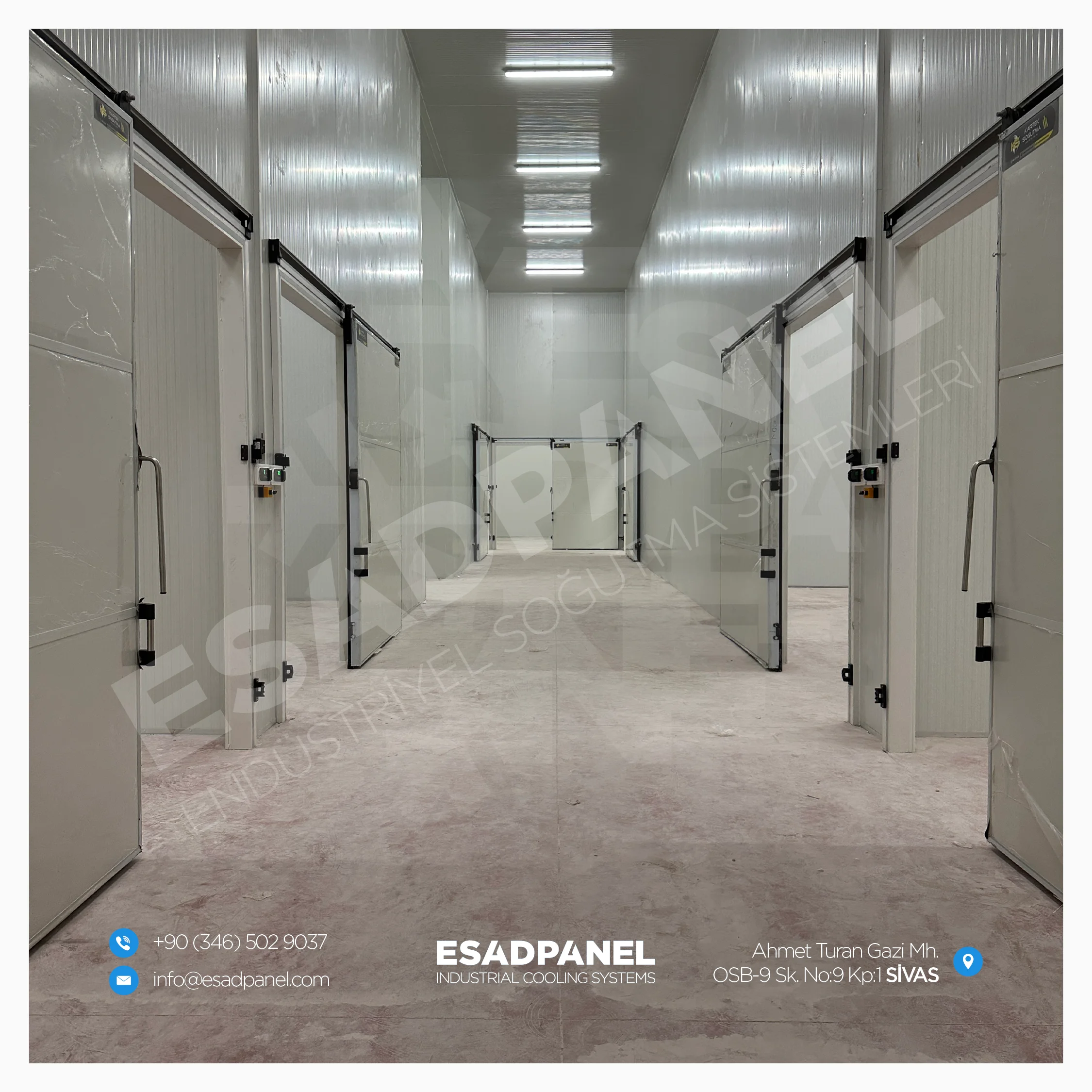 Esad Panel Mersin Proje Cold Storage Cold room4