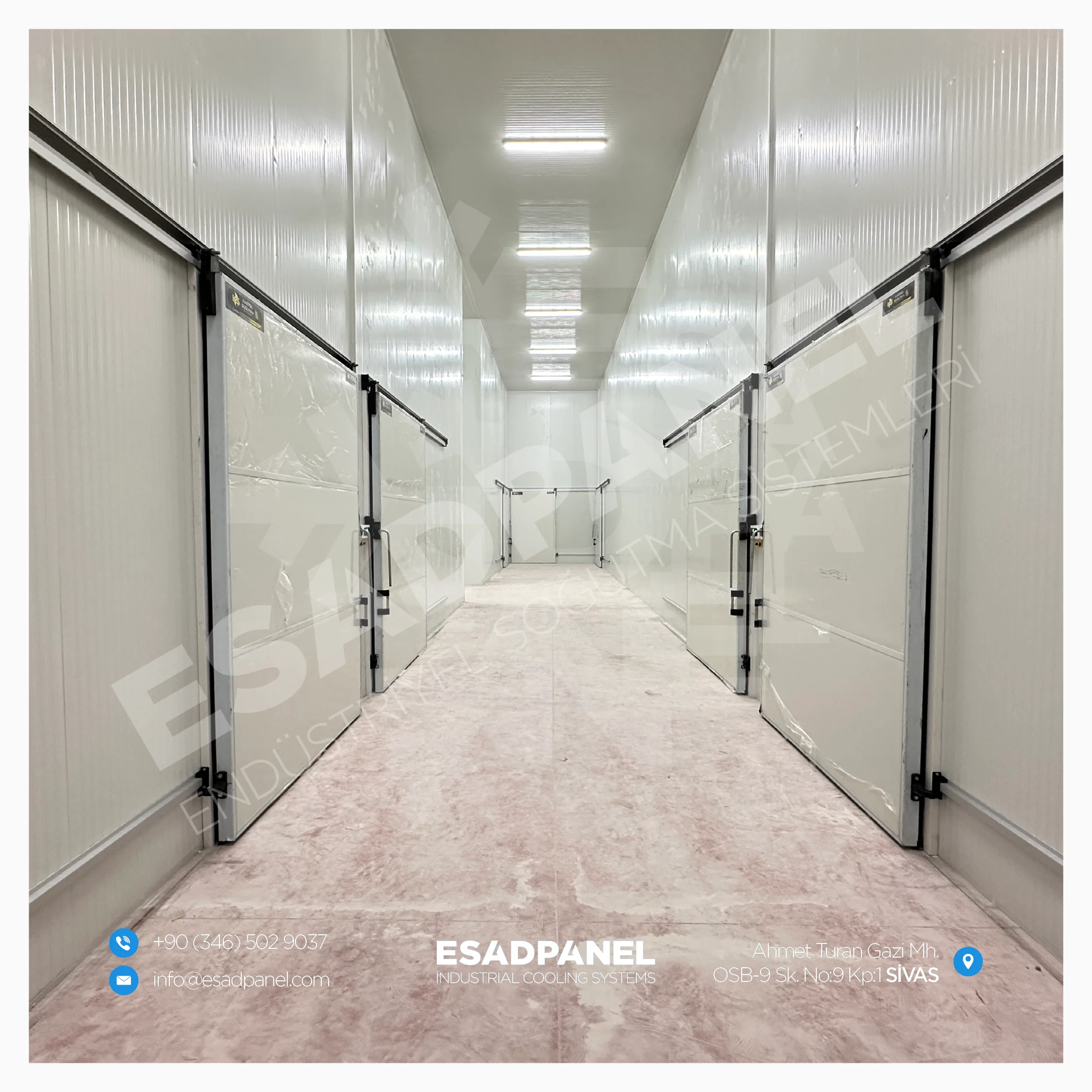 Esad Panel Mersin Proje Cold Storage Cold room6
