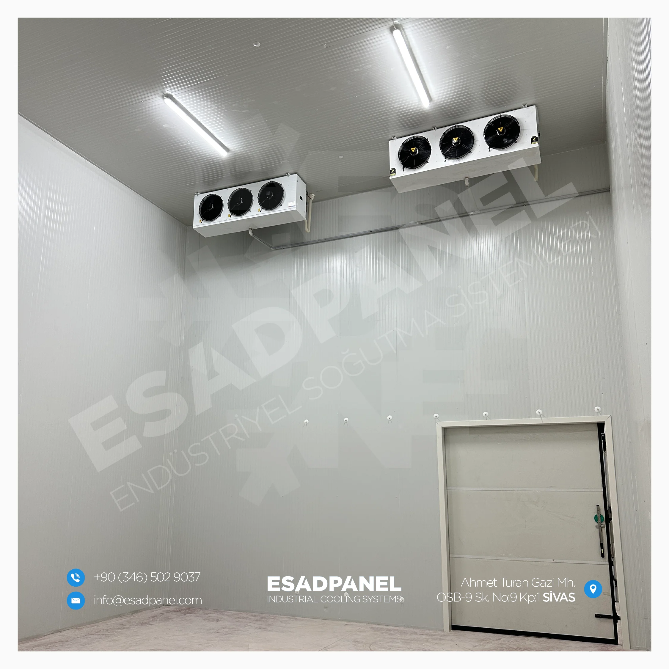 Esad Panel Mersin Proje Cold Storage Cold room7