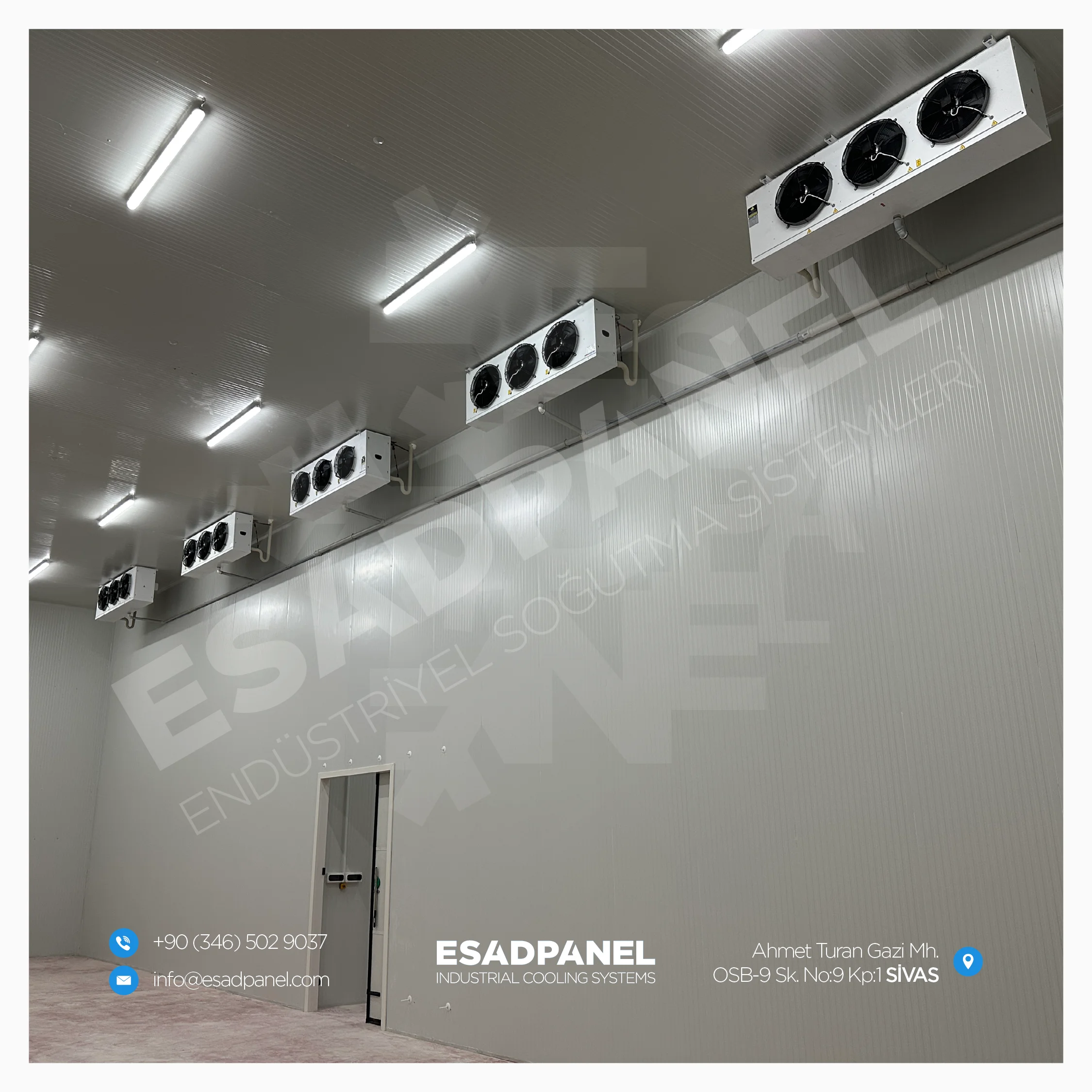 Cold Room, cold storage, cold rooms, cold storages, apple cold room, apple cold storage, fruits and vegetables cold room, cold room doors, cold room panels, cold storage turkey, cold room turkey, mersin, sivas, esadpanel,