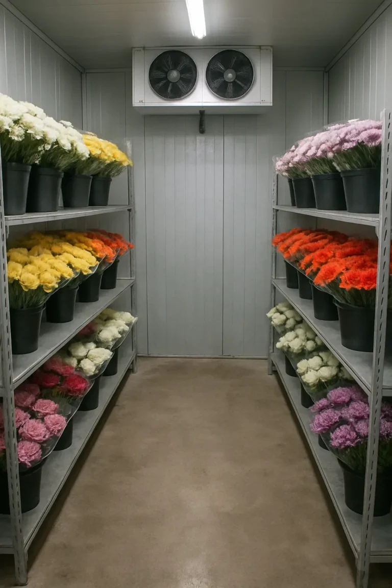 Cold Room Usage in Floriculture and Greenhouse Cultivation