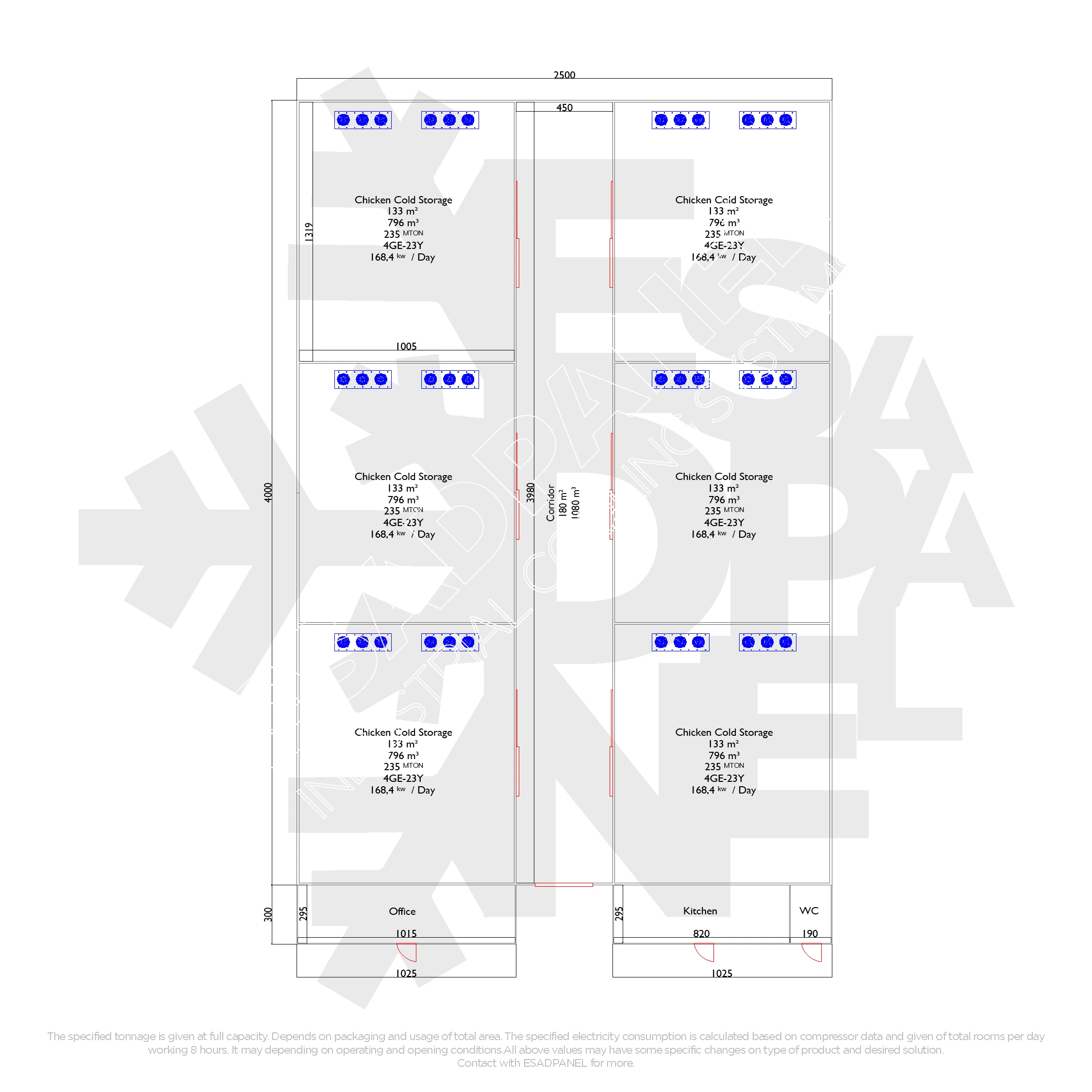 Cold Storage Chicken 12 chicken cold room chicken cold storage