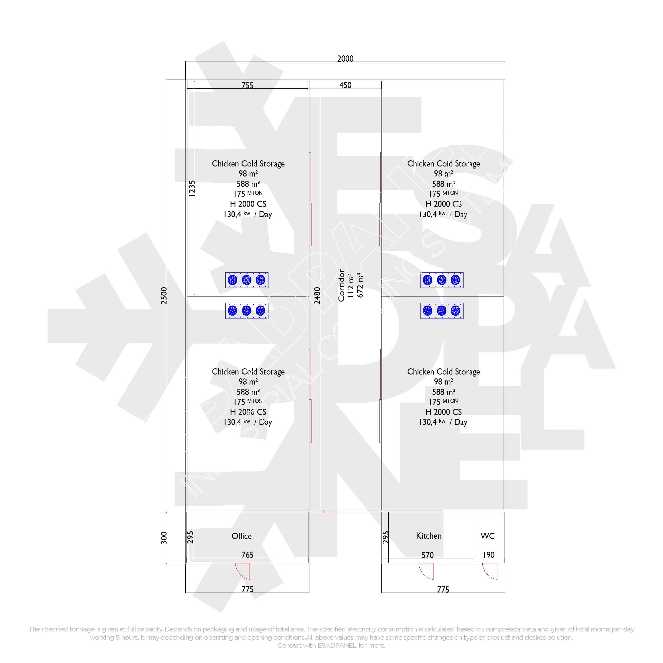 Cold Storage Chicken 7 chicken cold storage